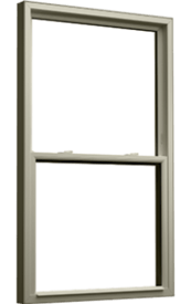 V4000 Tan Single Hung window interior