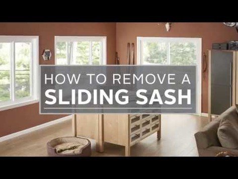 How to Remove and Replace a Sliding Sash