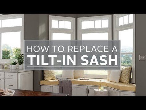 How to Remove and Replace a Tilt-in Window Sash